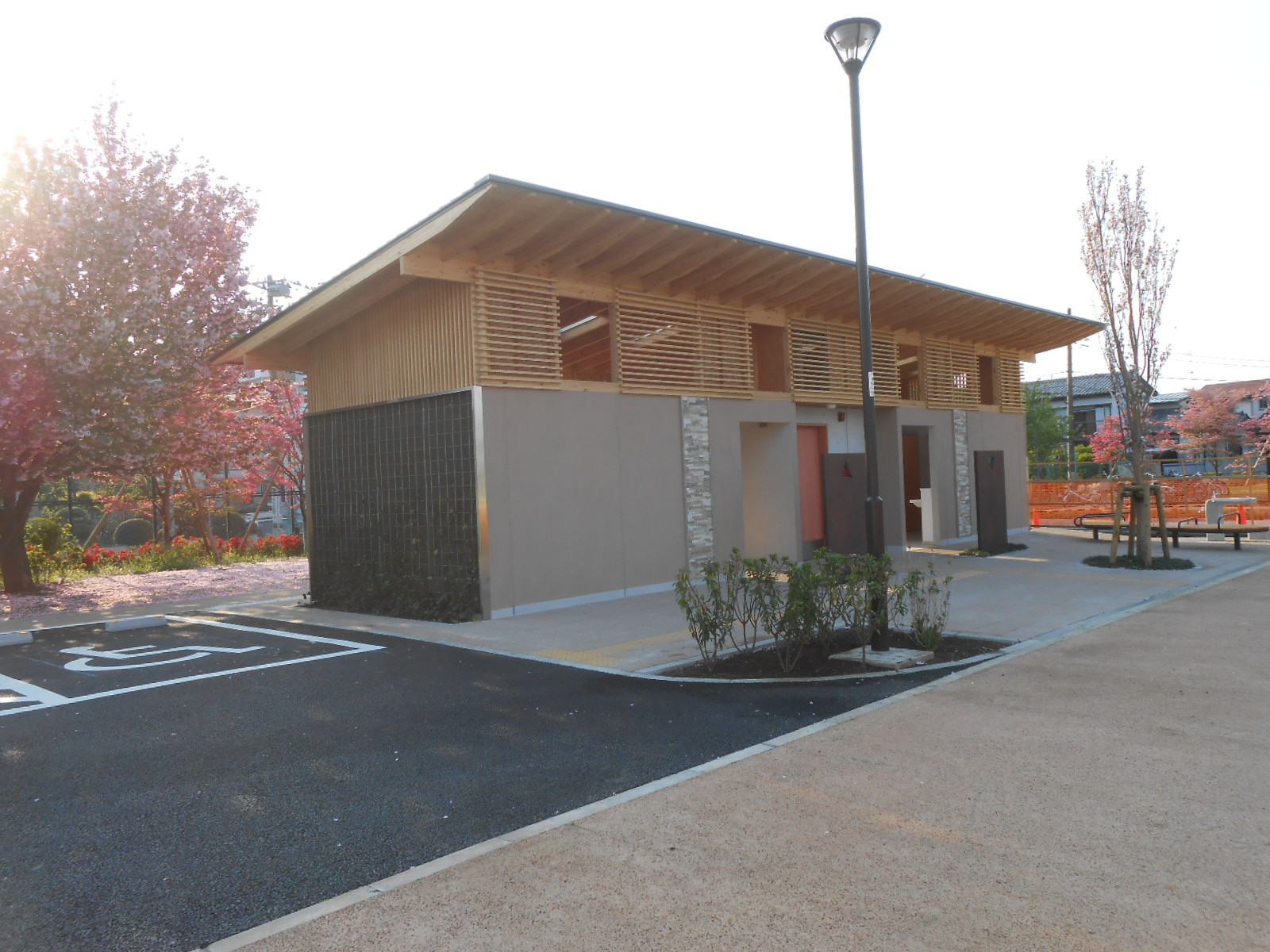 東伏見公園トイレ新築工事
